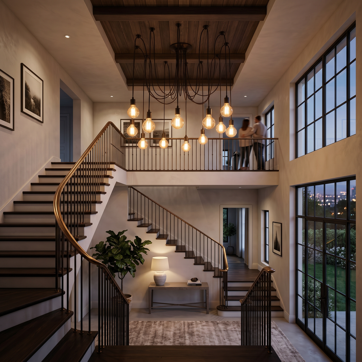 Spider Chandelier Multi-Cable Edison Bulb Cluster